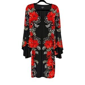 MSK Dark Romantic Dress Womens Size Large Operacore Femme Fatale Elegant Drama